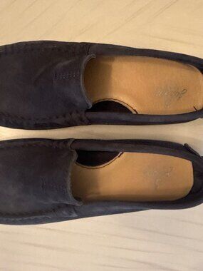 Jacadi Paris Navy Suede Loafers Moccasin Slip-Ons - Boys EU 36 / US 4.5